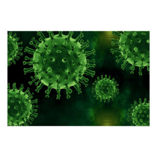 Covid Virus Pathogen Infection Poster