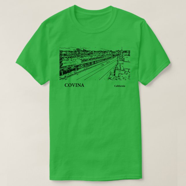 Covina California TShirt 3 (Design Front)