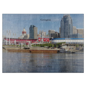 Covington & Barges cutting board