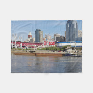 Covington & Barges fleece blanket