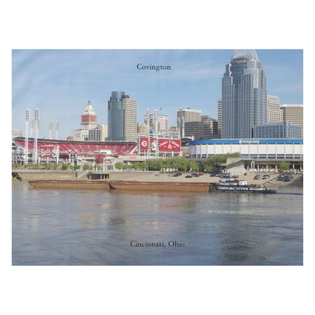Covington & Barges tablecloth (Front (Horizontal))
