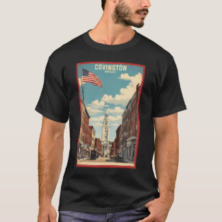 Covington Kentucky Usa Vintage Travel Tourism   T-Shirt