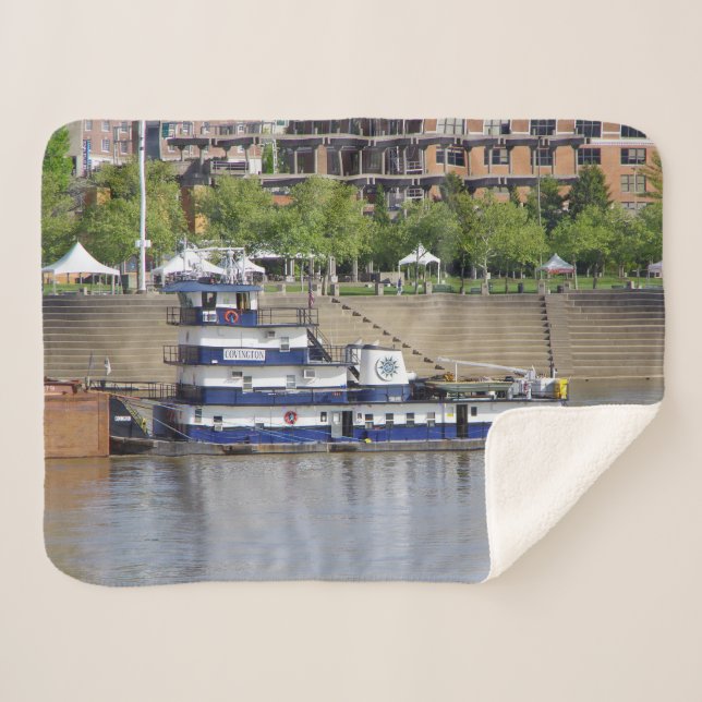 Covington Sherpa Blanket (Front (Horizontal))