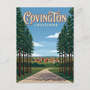 Covington USA Postcard