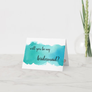 Covite bridesmaid invitation