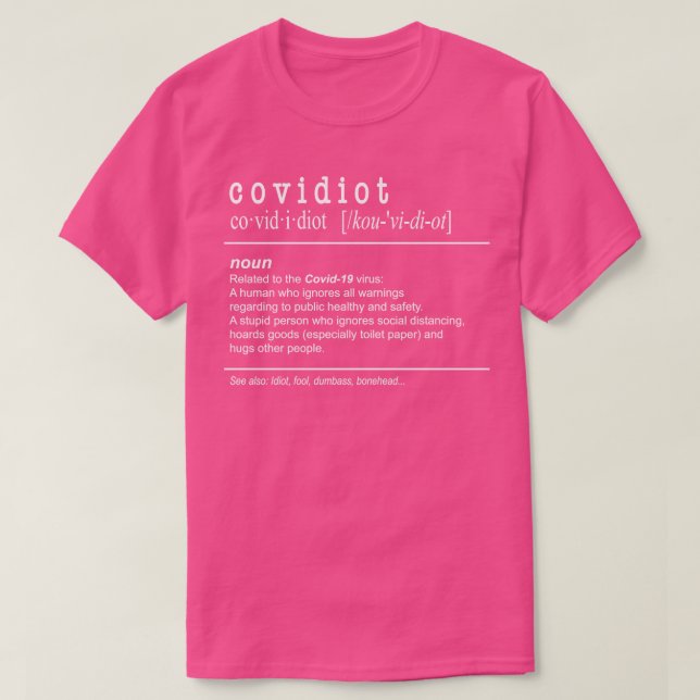 CovNoun Definition T-Shirt (Design Front)