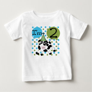 Cow 2nd Birthday Baby T-Shirt