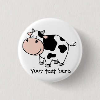 Cow 3 Cm Round Badge