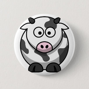 Cow 6 Cm Round Badge