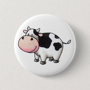 Cow 6 Cm Round Badge
