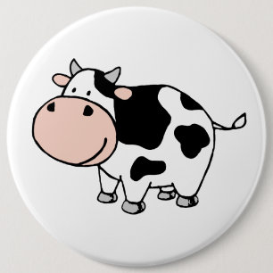 Cow 6 Cm Round Badge