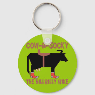 Cow A Socky Key Ring