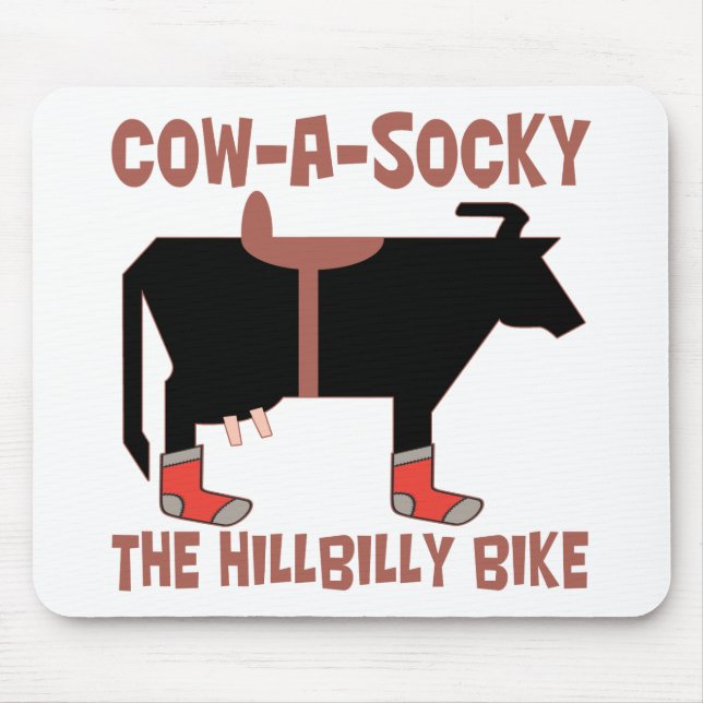 Cow A Socky Mouse Mat (Front)