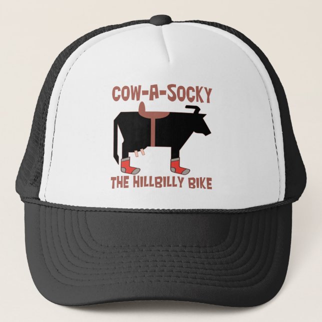 Cow A Socky Trucker Hat (Front)