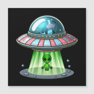 Cow Abducting Alien
