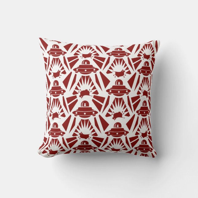 Cow abduction cushion (Front)