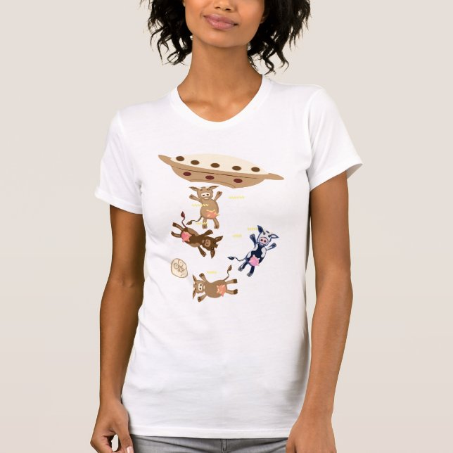 Cow abductions 2 T-Shirt (Front)