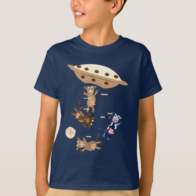 Cow abductions T-Shirt (Front)