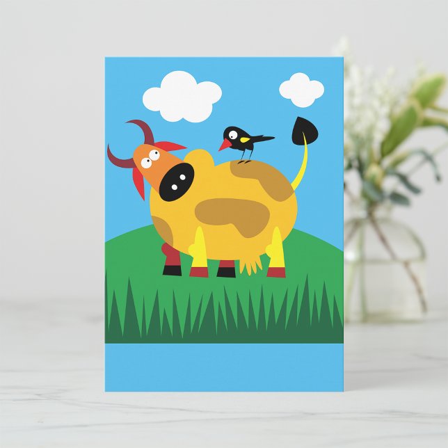 Cow And Blackbird Invitations (Creator Uploaded)