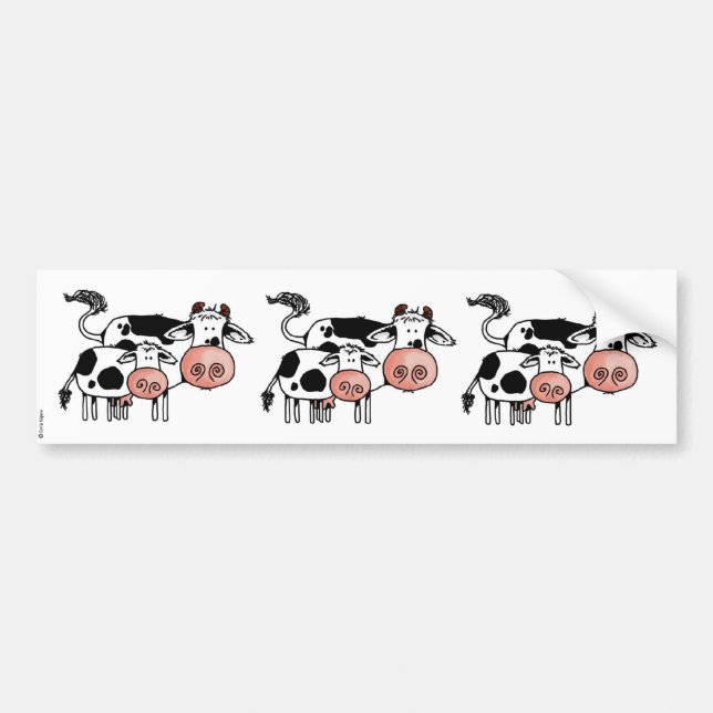 cow and calf scrapbook sticker (Front)