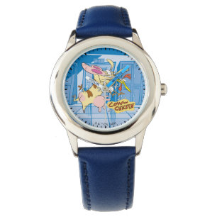 Cow and Chicken Hug Graphic Watch