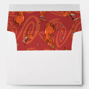 Cow and Chicken Red Guy Pattern Envelope