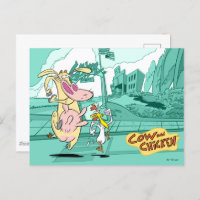 Cow and Chicken Running Graphic