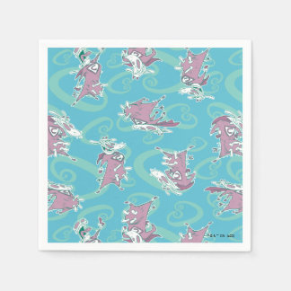Cow and Chicken Super Cow Pattern Napkin