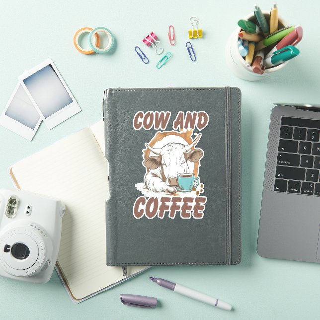 Cow and Coffee Png, Funny Western Girl (iPad Cover)
