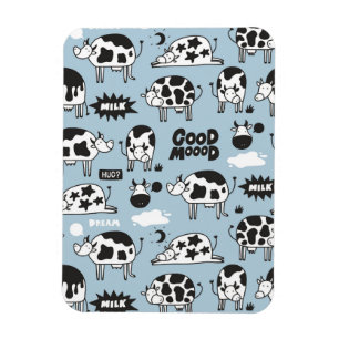 Cow and milk magnet