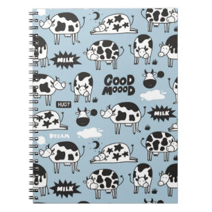 Cow and milk notebook