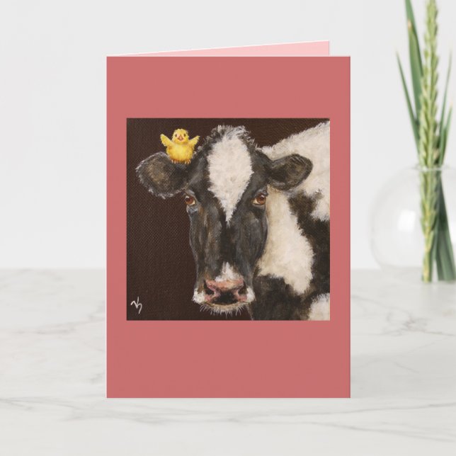 cow and peep card (Front)