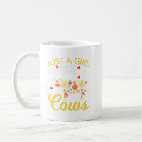 Cow Animal Lover Just A Girl Who Loves Cows. Perfe