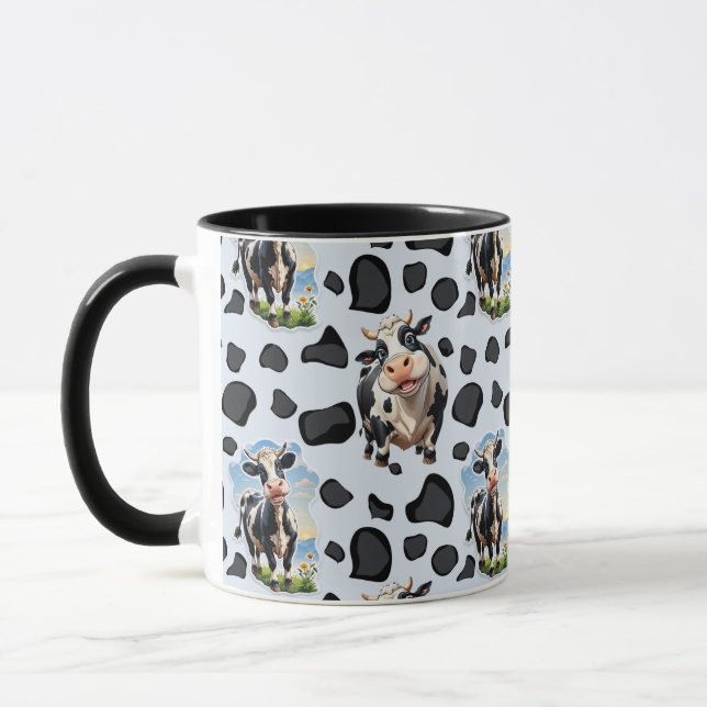 Cow Animal Pattern Design  Mug (Left)