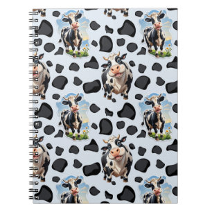 Cow Animal Pattern Design Notebook
