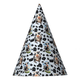 Cow Animal Pattern Design Party Hat