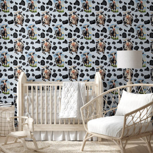 Cow Animal Pattern Design Wallpaper