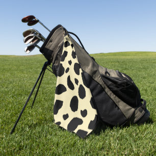 Cow Animal Skin Colour Pattern Design  Golf Towel