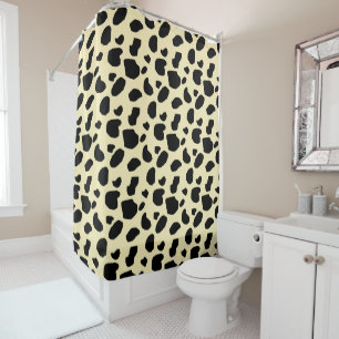 Cow Animal Skin Colour Pattern Design Shower Curtain