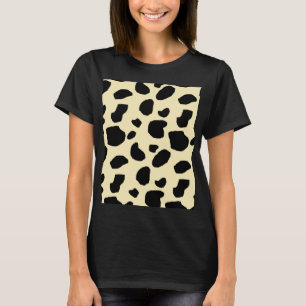 Cow Animal Skin Colour Pattern Design  T-Shirt