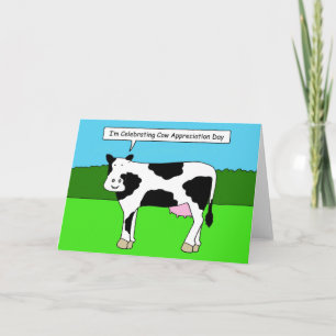 Cow Appreciation Day July 14th Card