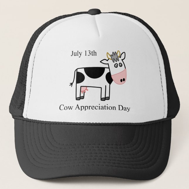 Cow Appreciation Day Trucker Hat (Front)