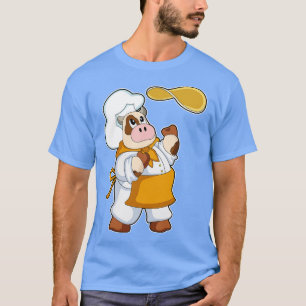 Cow As Cook With Dough T-Shirt