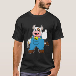Cow as Craftsman with Hammer T-Shirt