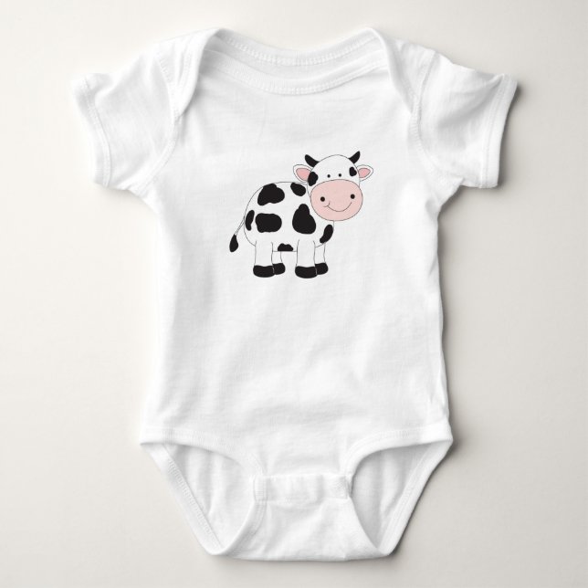 Cow baby bodysuit (Front)