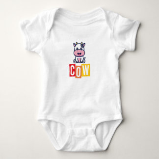 Cow Baby Jersey Bodysuit