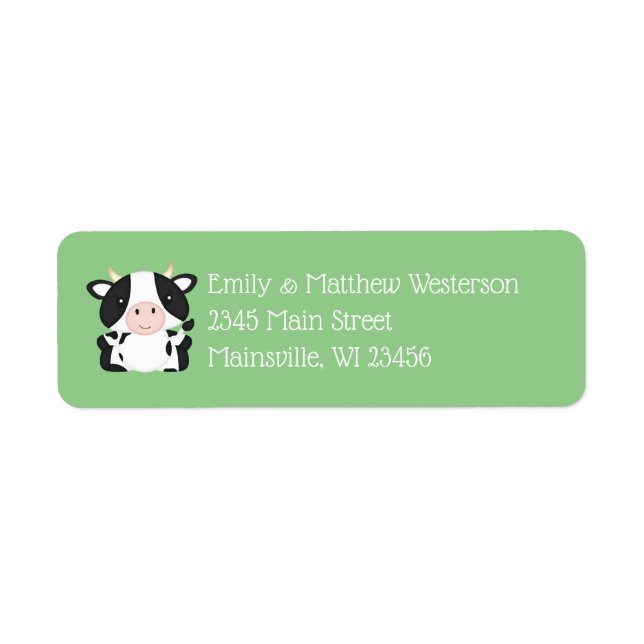 Cow Baby Shower Farm (Front)