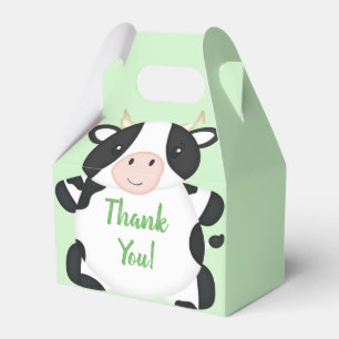 Cow Baby Shower Farm Favour Box