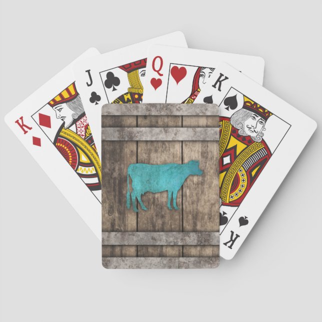 Cow (Barrel) Playing Cards (Back)