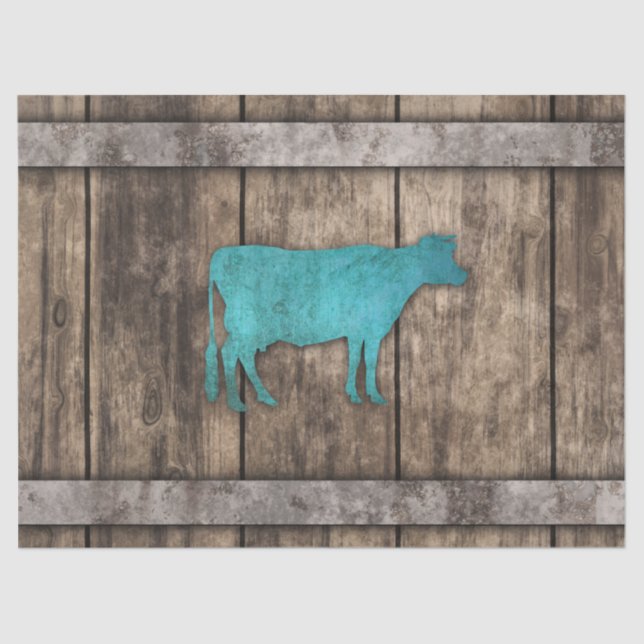 Cow (Barrel) Tissue Paper (Front)